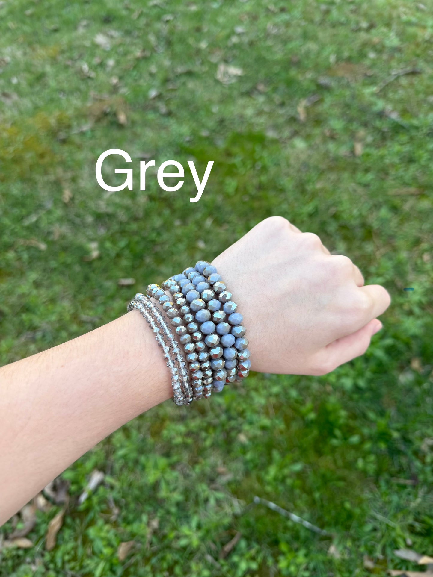 Stack Me Up Bracelets-Grey