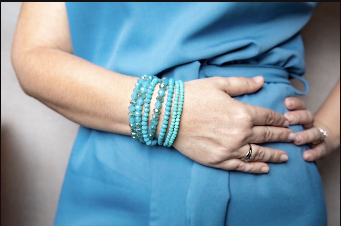 Stack Me Up Bracelets-Turquoise