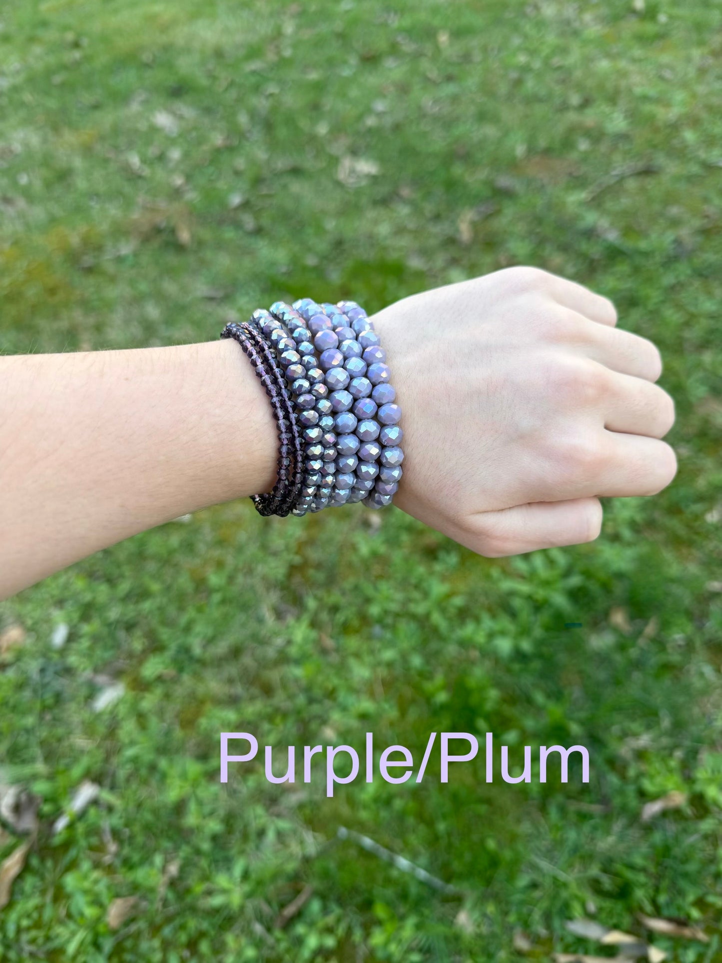 Stack Me Up Bracelets-Purple