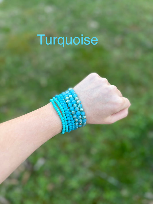 Stack Me Up Bracelets-Turquoise