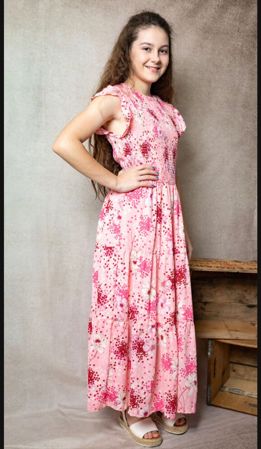 Pretty in Pink Floral Dress