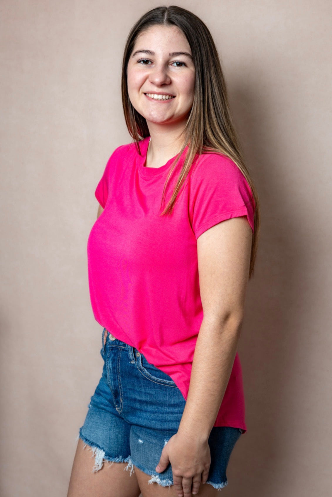 Bold Fuchsia Tee