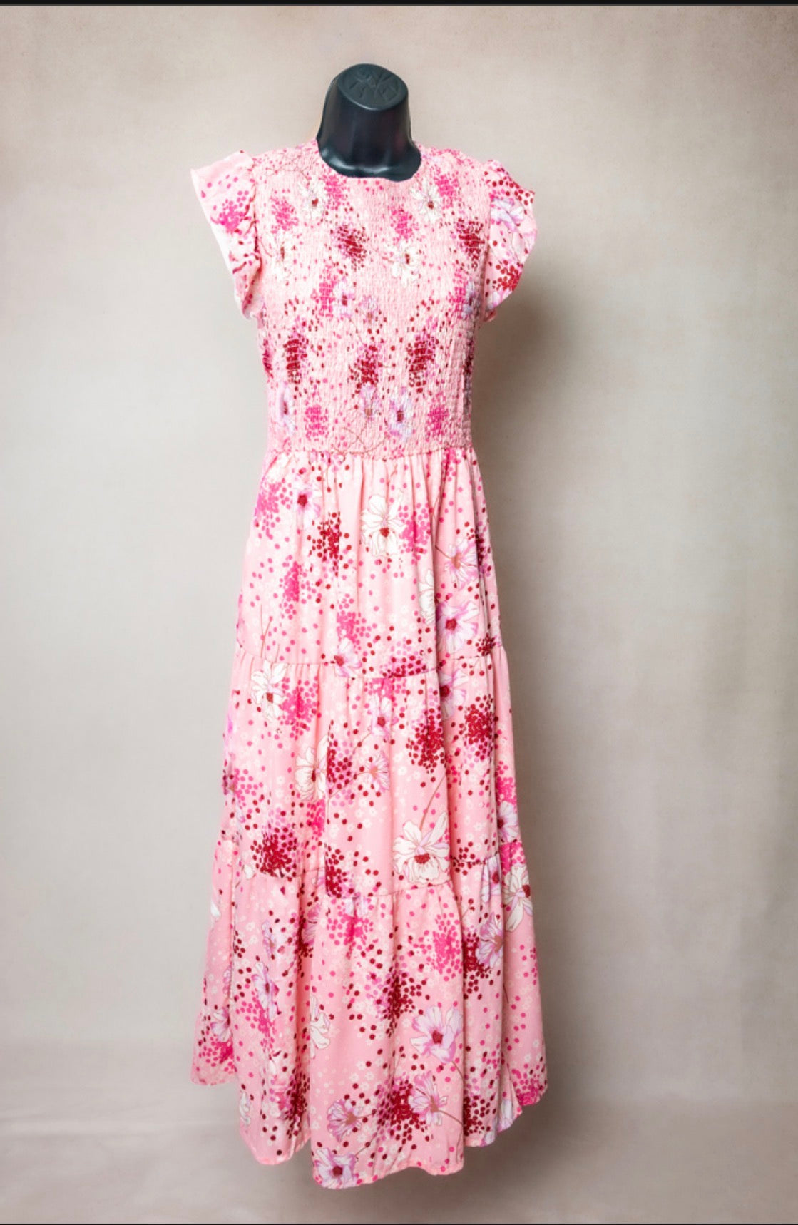 Pretty in Pink Floral Dress