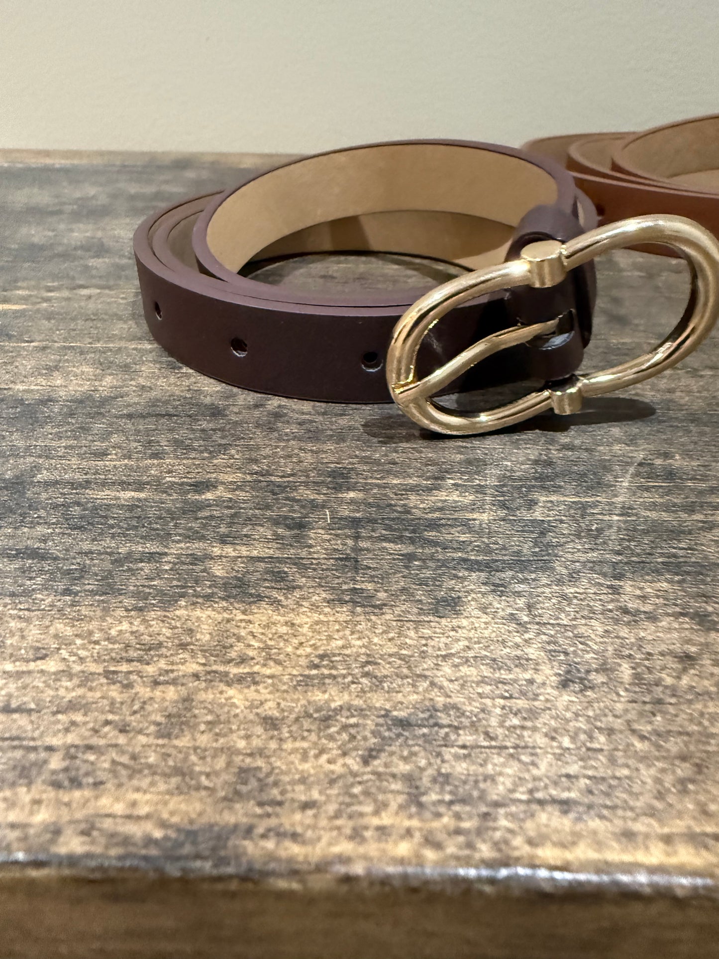 The Signature Ring Belt-Brown