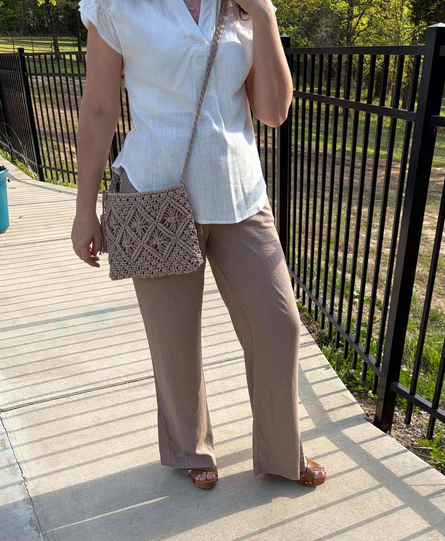 The Coastal Carryall Purse- Ash Mocha